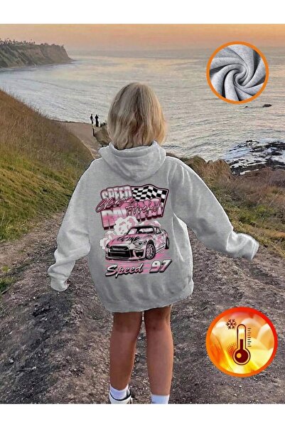 SVART WEAR Παιδικό φούτερ Speed 97 με στάμπα και κουκούλα, 100% βαμβάκι