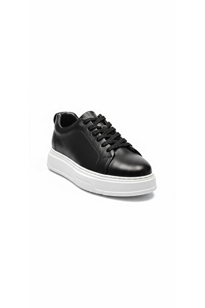 Ustalar Ayakkabı Çanta Black-white men's genuine leather shoe 621.329