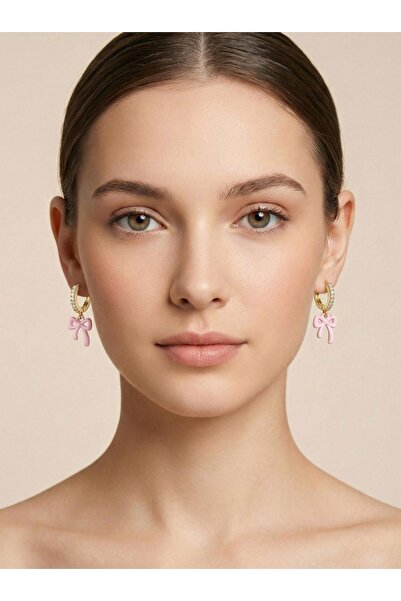 Mutenaura Stainless Steel Bow Earrings