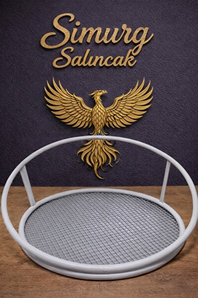 SİMURG SALINCAK VE DESİGN Izgaralı Makrome Salıncak Demiri - 100*110 CM
