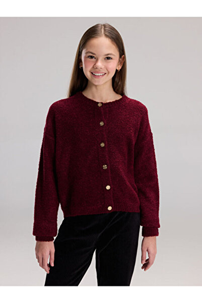 LC Waikiki Timeless Clothing & Timeless Choices Button Detailed Girls' Knitwe...