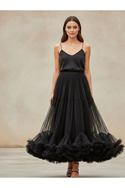 Rabiossa Kadın Kabarık Tül Tütü Etek