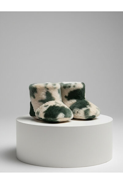 YusGos Cizme de casă unisex cu talpă anti-alunecare, din pluș, pentru copii ș...