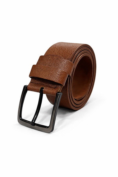 Ayhan Kundura Men's 100% Genuine Leather 4 cm Classic Belt