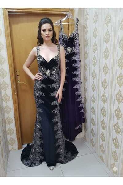 KALDE elegant black evening dress