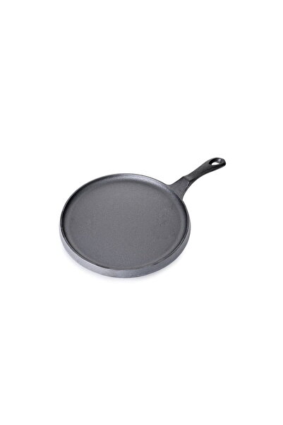 AZAF Round cast iron lava frying pan, size 25, black