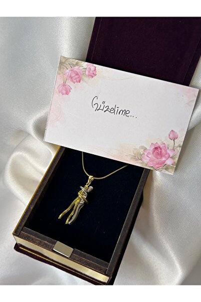 lotusbybuket Steel Gold Chain Wrapped Double Necklace