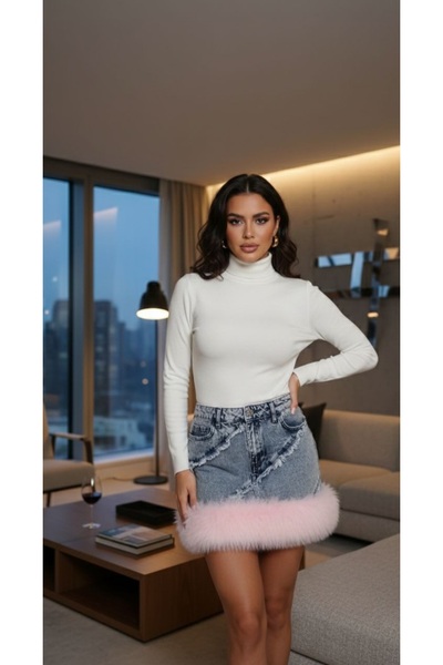 G&H UNDERWEAR Tüylü Kot Etek