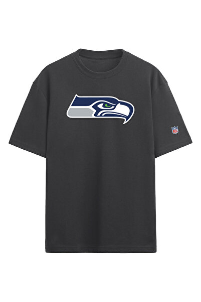 BA Sportswear تي شيرت سياتل سي هوكس لكرة القدم قصة فضفاضة