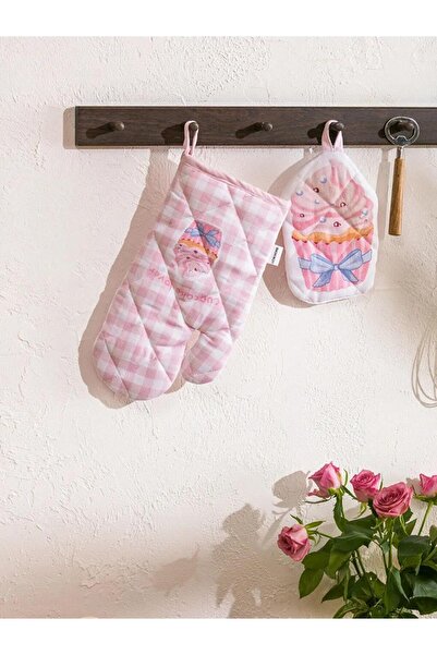 LC Waikiki Printed Oven Gloves and Handles (S6)