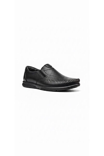 Ustalar Ayakkabı Çanta Black Men's Genuine Leather Shoes 719.020