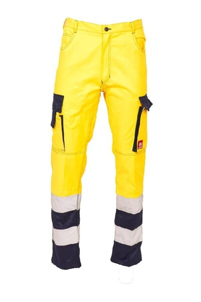SafetyArt Pantaloni de înaltă vizibilitate Signal cu dungi de semnalizare