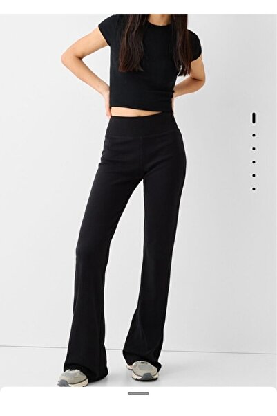 IŞILDA FASHION Penye kumaş ispanyol rahat tayt