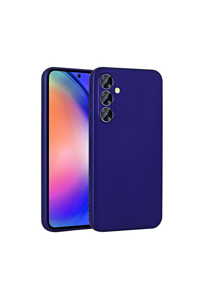 zore Galaxy S25 Fe Case Sys Premier Silicone Cover - Saks Blue