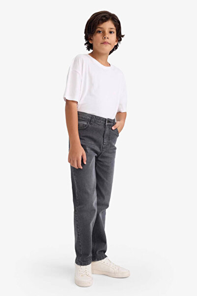 DeFacto Straıght Fıt Düz Paça Jean Pantolon Erkek Çocuk F8432A826SM