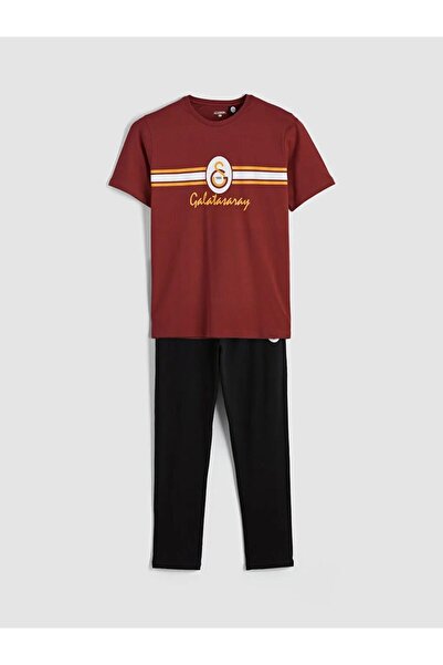 LC Waikiki Standard Mold Galatasaray Štampano muški pidžama set (S6)