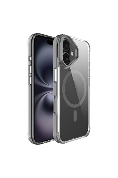 zore iPhone 17 Kılıf M-safe Şarj Özellikli Airbagli Kamera Standlı MSRA Azor ...