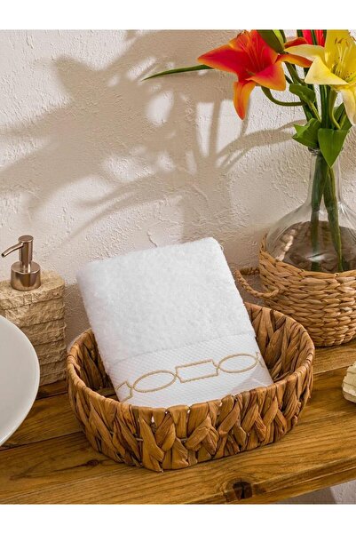 LC Waikiki Yellow Cotton Face Towel 50X80 cm (S6)