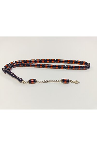 Stil gumus tesbih Sürmeli toz kehribar kesme model