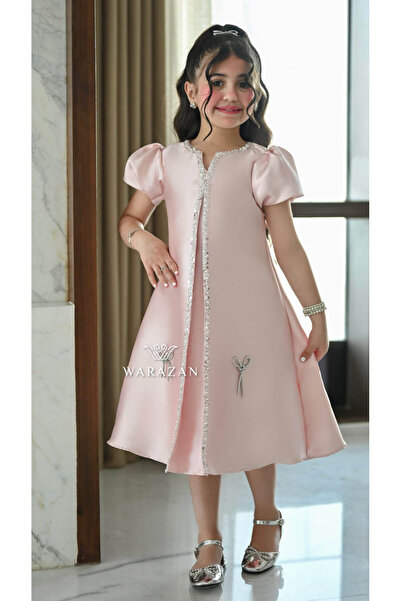 Warazan فستان للاطفال بتدخيلة كرستال