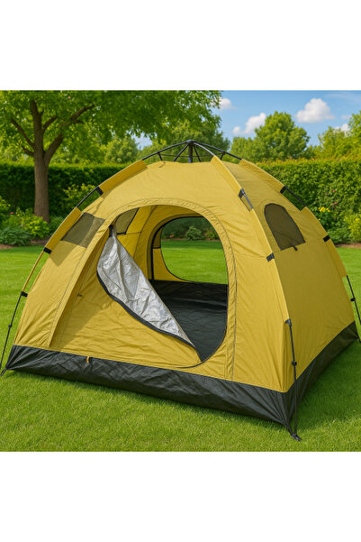 adwaa united medical co Automatic Tent for 4 People - Beige