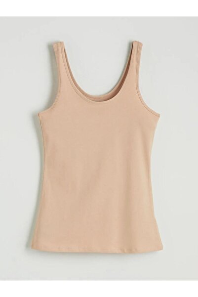 LC Waikiki Pink U-Neck Women's Undershirt (S6)