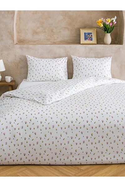 LC Waikiki Set cuvertură de pilota dublă cu model floral mixt (S6)