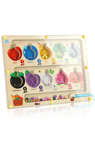 OEM Magnetic maze sorting game for children