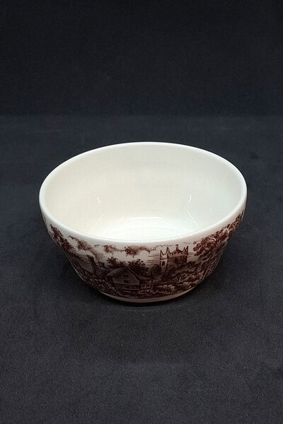 ABBETC J Broadhurst Ironstone Antique Porcelain Multi-Purpose Bowl 150 ml