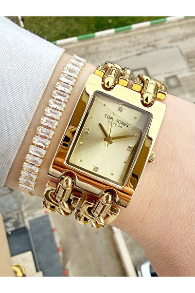 Tom Jones Chain Cord Women's Wristwatch and Bracelet