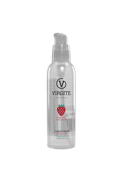 Virgite Lubrifiant intim cu aromă de căpșuni, Virginite, 150 ml