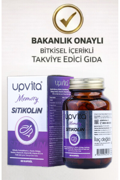 ufukfarma Upvi̇ta Citicolin Memory 60Kp (Ufuk Farma)