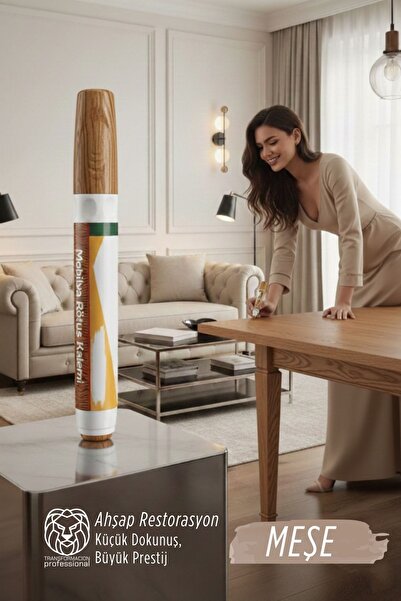 Transformacion Meşe Renk Mobilya Rötüş Kalemi – Ahşap Çizik Giderici & Restor...