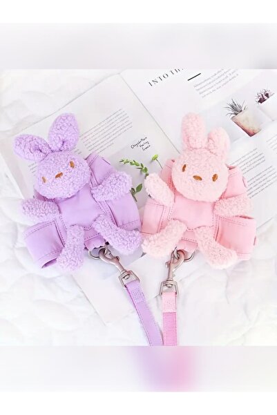 TRENTPET Pet Plush Teddy Bear Chest Travel Leash Set