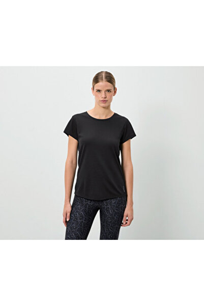 Tchibo Women's Sports Top, Short Sleeve, Black