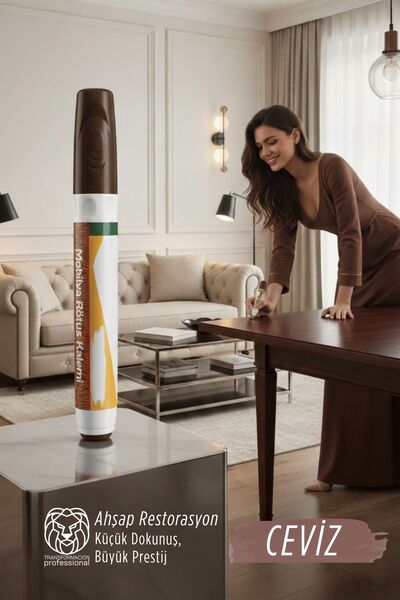 Transformacion Ceviz Renk Mobilya Rötüş Kalemi – Ahşap Çizik Giderici & Resto...