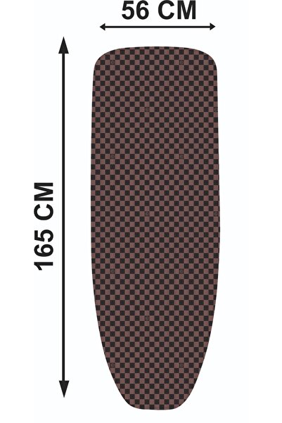 GERCELLA King Xxl (165X56CM)coffee Ironing Board Cover (WHEEL TABLE & ACCESSO...