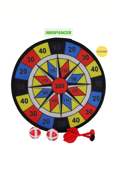 MRSPANCER 002875e - Eğlenceli ve Zararsız Yapışkan Dart Oyunu Dayanıklı Pvc