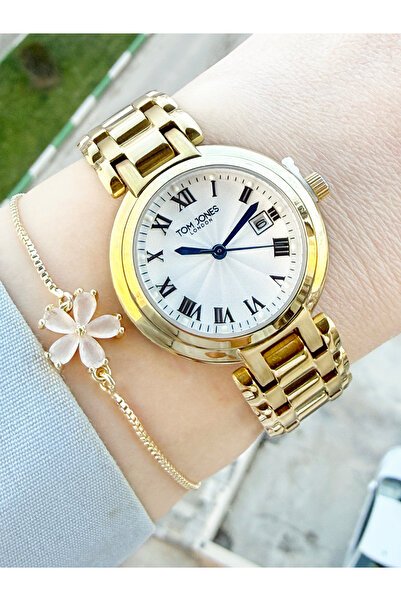 Tom Jones Women's Calendar Wristwatch and Bracelet