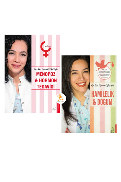 Destek Yayınları Banu Çiftçi/2 Kitap Set/Menopoz ve Hormon Tedavisi/Hamilelik...