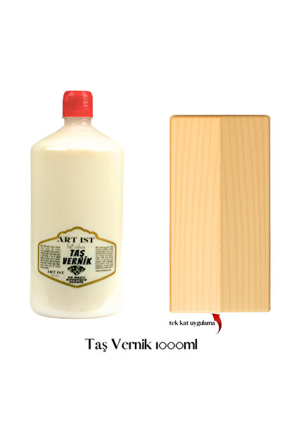 ART IST Taş Vernik 1000ml | Ahşap, Metal, Seramik, Hobi