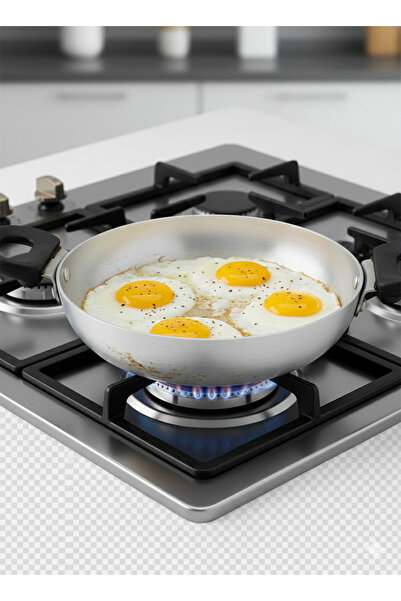 Gizo Home Alüminyum Sahan Yumurta Tavası 18 Cm Çok amaçlı kullanıma uygun.