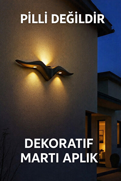 Edison Decorative Seagull Led Sconce - Wall Mounted Led Sconce - 12 W 3000K I...