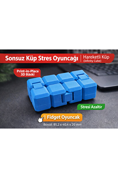 Neptune3D Sonsuz Küp Stres Oyuncağı | Hareketli Küp (Infinity Cube)