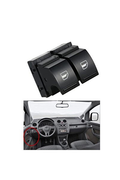 Max Electric window switches Volkswagen Golf 5 Passat B6 Touran Eos