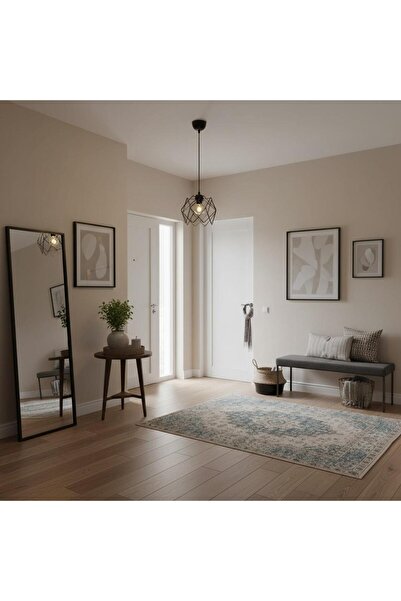 Elizim Home Lighting Prizma Tekli Siyah Sarkıt Avize