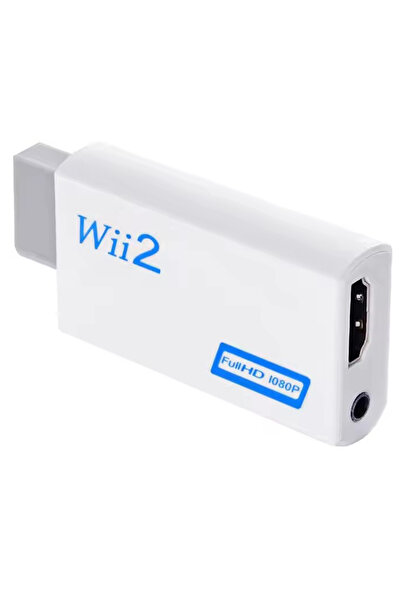 POPKONSOL Wii Hdmi Dönüştürücü Adaptör Full HD 1080P Uyumlu Çevirici