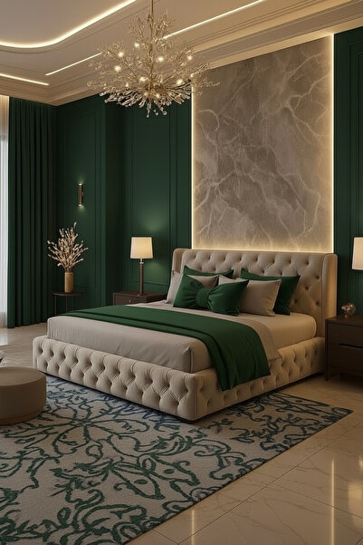 JACA 2'li Keten Kumaş Dekoratif Yatak Runner & İç Dolgulu XXL Boy Fiyonk Şekl...