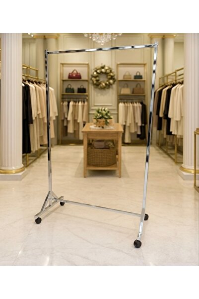 LARADESİGN Elbise Askılığı Eşek Askı Krom Portmanto