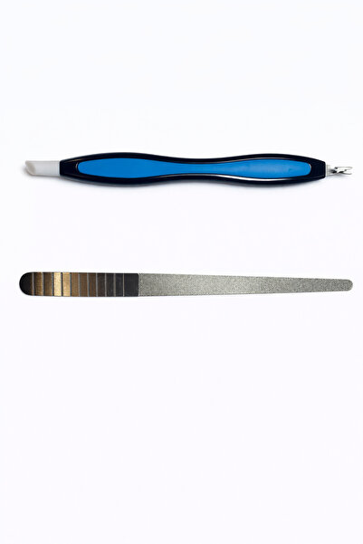 OEM Manicure tool set – cuticle pusher + stainless steel metal file